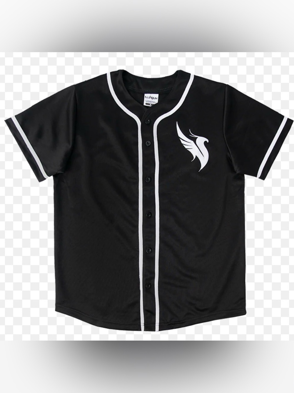 Illenium Official Electric Family Baseball Jersey - Black/White - Small